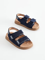 Baker by Ted Baker Boys Suede Footbed Sandals - Image 1 of 6