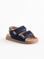 Baker by Ted Baker Boys Suede Footbed Sandals - Image 3 of 6