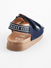 Baker by Ted Baker Boys Suede Footbed Sandals - Image 5 of 6