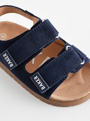 Baker by Ted Baker Boys Suede Footbed Sandals - Image 6 of 6