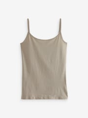 Neutral Grey Thin Strap Vest - Image 5 of 6