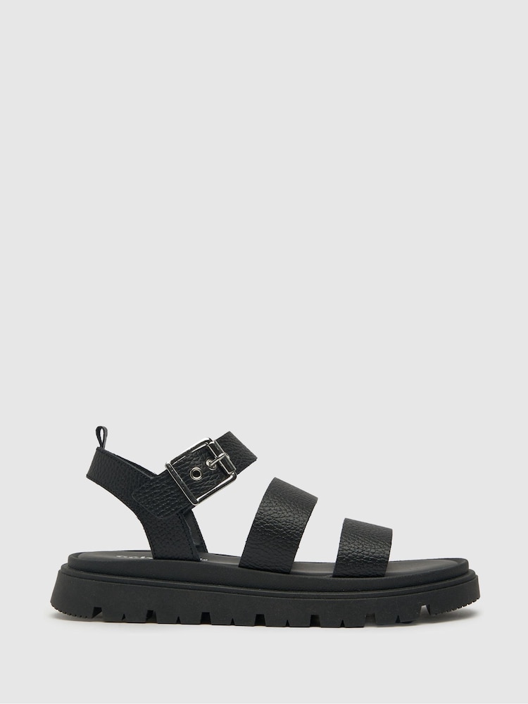 Schuh Tina Chunky Leather Sandals - Image 1 of 4