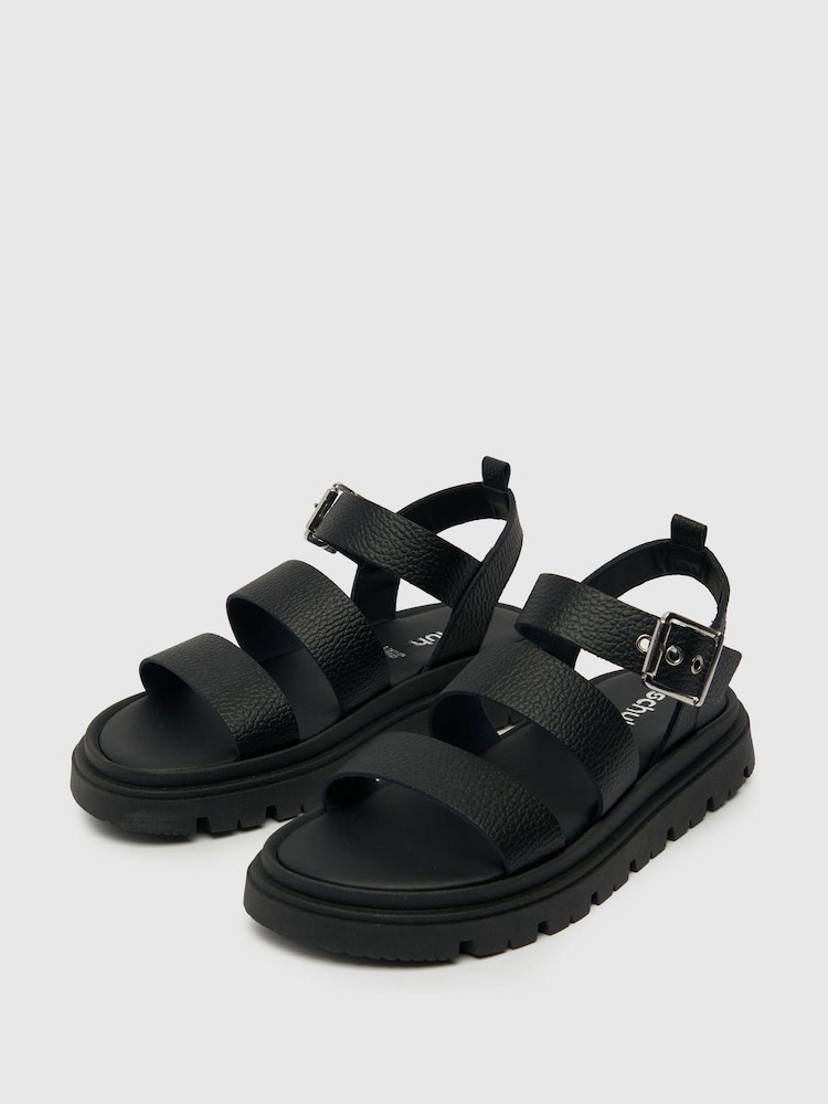 Schuh Tina Chunky Leather Sandals - Image 2 of 4