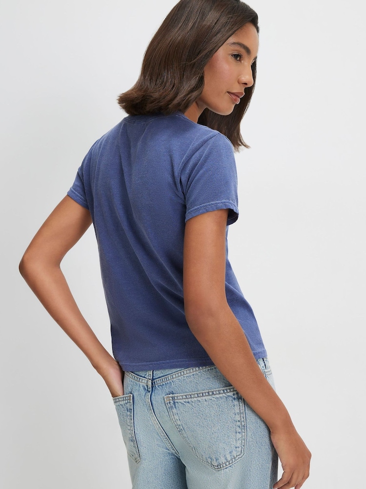 River Island Short Sleeve Offside Football T-Shirt - 画像 4 / 4