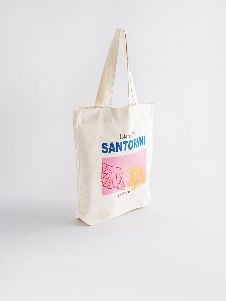 Cream Santorini For Life Bag - Image 1 of 4 Cream Santorini For Life Bag - Image 1 of 4