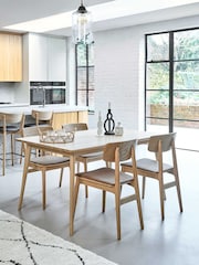 Barker and Stonehouse Brown Tatum Wood Dining Chair - Image 1 of 9