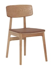 Barker and Stonehouse Brown Tatum Wood Dining Chair - Image 2 of 9