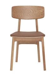 Barker and Stonehouse Brown Tatum Wood Dining Chair - Image 3 of 9