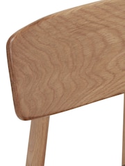 Barker and Stonehouse Brown Tatum Wood Dining Chair - Image 5 of 9