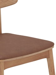 Barker and Stonehouse Brown Tatum Wood Dining Chair - Image 6 of 9