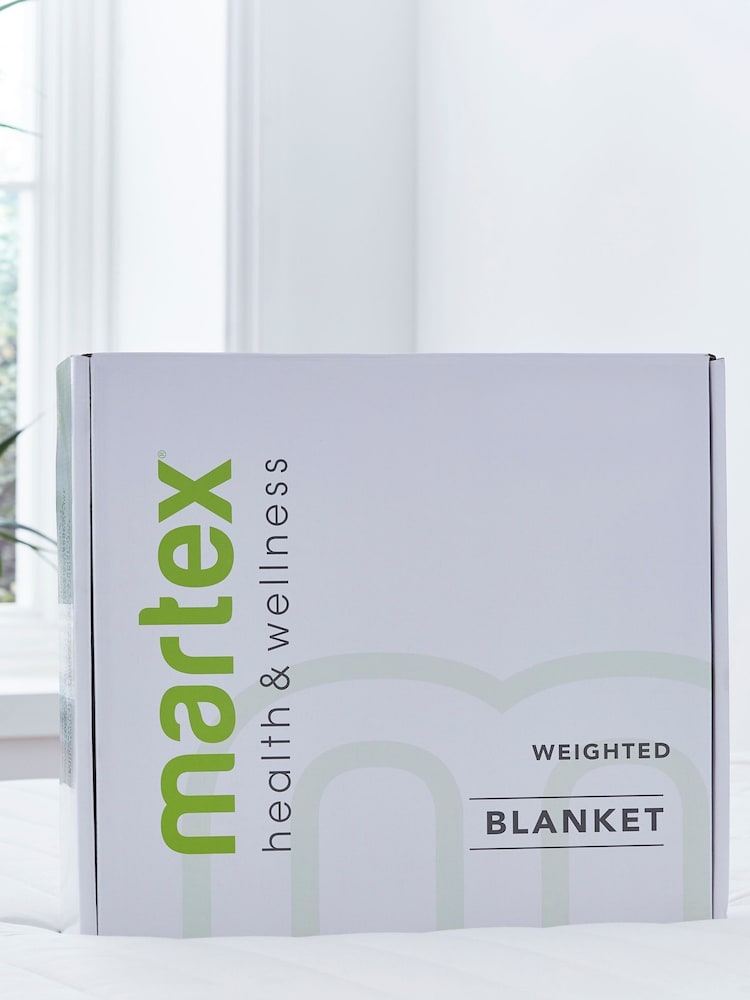 Martex Grey Weighted 100% Cotton Blanket 7kg - Image 3 of 3