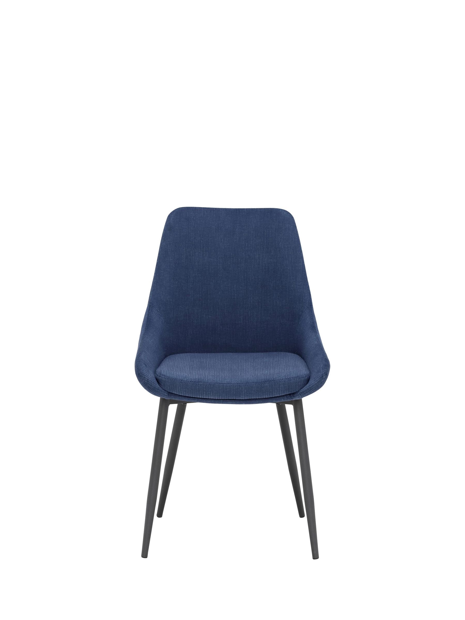 Buy Barker and Stonehouse Blue Emmett Cord Fabric Dining Chair from the Next UK online shop