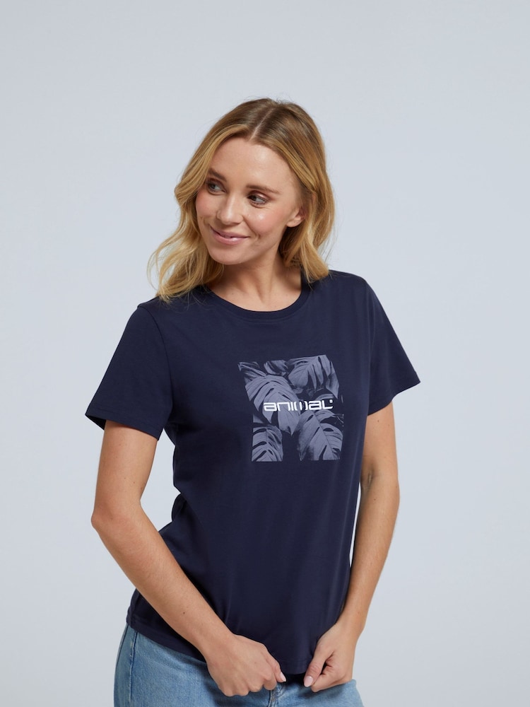 Animal Blue Womens Carina Organic Graphic T-Shirt - Image 1 of 8