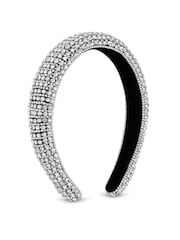 Mood Silver Statement Crystal Headband - Image 1 of 1