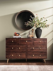 Barker and Stonehouse Brown Modi 7 Drawer Dresser - Image 1 of 6