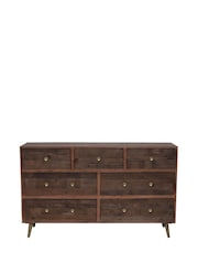 Barker and Stonehouse Brown Modi 7 Drawer Dresser - Image 3 of 6