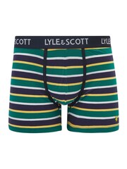 Lyle & Scott Blue Ethan Premium Underwear Trunks 3 Pack - Image 3 of 4