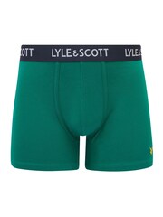 Lyle & Scott Blue Ethan Premium Underwear Trunks 3 Pack - Image 4 of 4