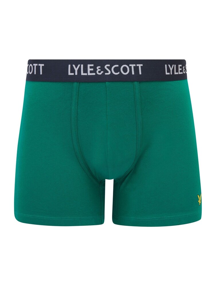 Lyle & Scott Blue Ethan Premium Underwear Trunks 3 Pack - Image 4 of 4