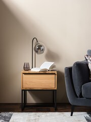 Barker and Stonehouse Light Brown Loxwood Solid Oak Side Table - Image 1 of 2