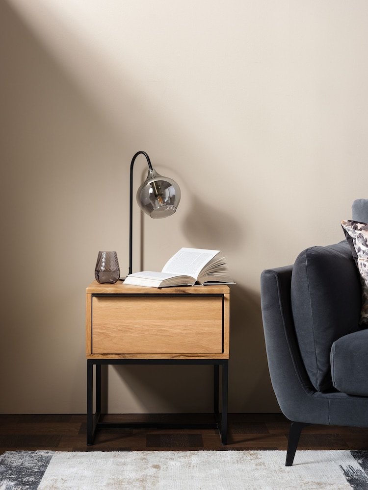 Barker and Stonehouse Light Brown Loxwood Solid Oak Side Table - Image 1 of 2