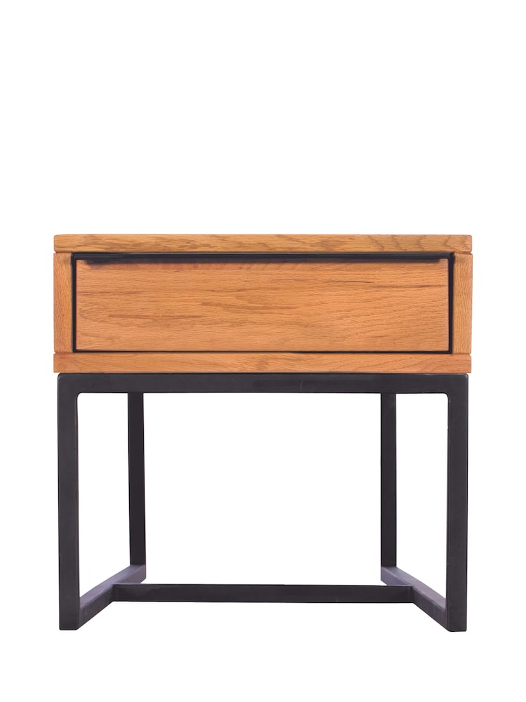 Barker and Stonehouse Light Brown Loxwood Solid Oak Side Table - Image 2 of 2