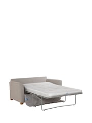 Barker and Stonehouse Natural Ballingdon Fabric 2 Seater Sofabed - Image 3 of 6