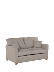 Barker and Stonehouse Natural Ballingdon Fabric 2 Seater Sofabed - Image 4 of 6