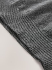 Grey School Knitted Cotton-Rich Tank Top (3-16yrs) - Image 5 of 5