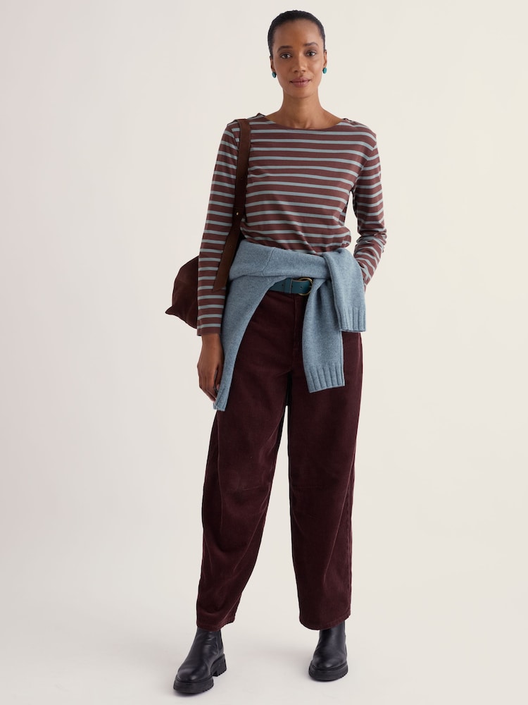 أحمر - Seasalt Cornwall Sailor Cotton Long Sleeve Top - صورة 1 من 5 أحمر - Seasalt Cornwall Sailor Cotton Long Sleeve Top - صورة 1 من 5