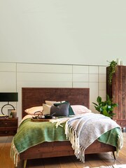 Barker and Stonehouse Brown Modi Reclaimed Wood Bed Frame - Image 1 of 6