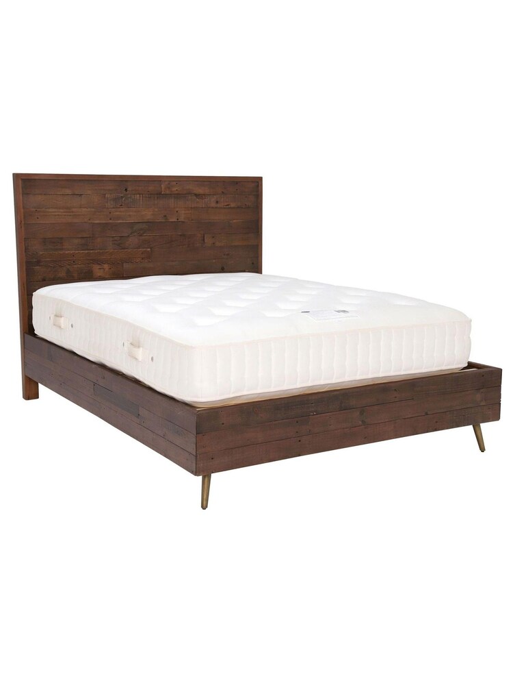 Barker and Stonehouse Brown Modi Reclaimed Wood Bed Frame - Image 2 of 6