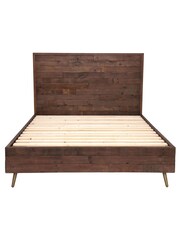 Barker and Stonehouse Brown Modi Reclaimed Wood Bed Frame - Image 3 of 6
