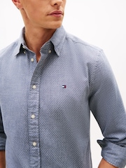 Carbon Navy Blue - Tommy Hilfiger Flex Regular Fit Dobby Shirt - Imagen 4 de 5