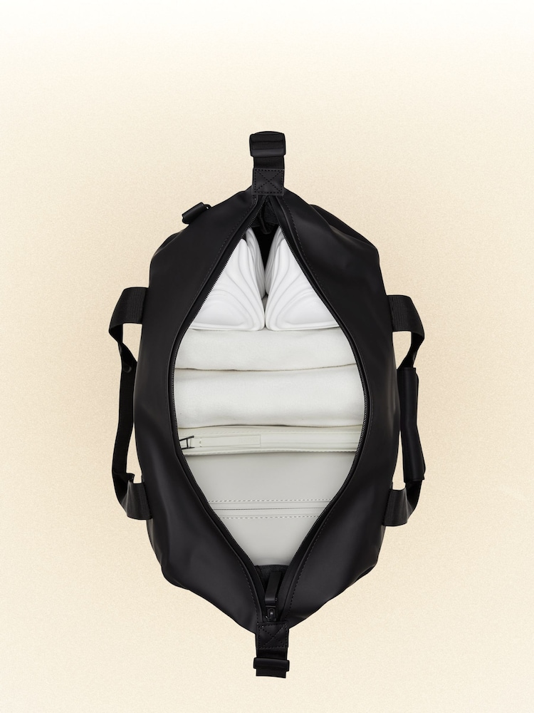 Rains Small Hilo Black Weekend Bag - Image 4 of 4