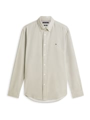 Verde - Tommy Hilfiger Flex Regular Fit Dobby Shirt - Imagen 5 de 5