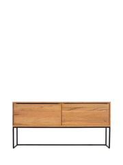 Barker and Stonehouse Light Brown Loxwood Solid Oak Console Table - Image 2 of 2