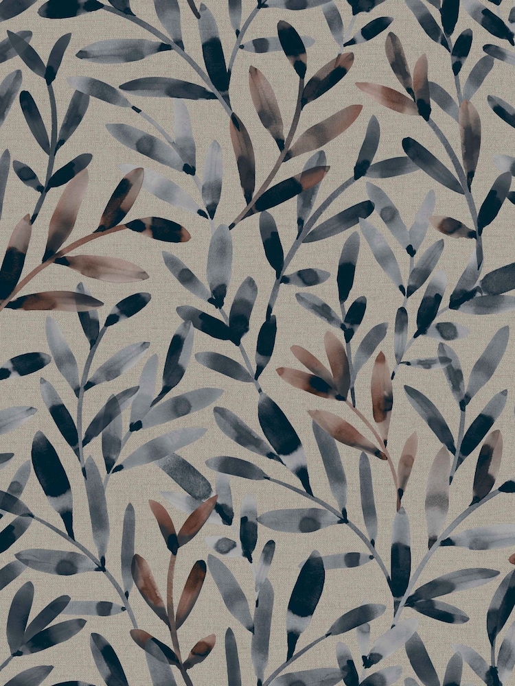 Natural Rustic Leaf 10M Wallpaper - Image 5 of 5
