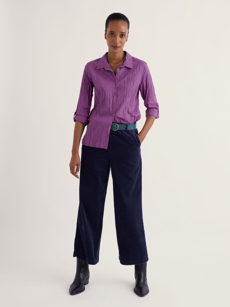 بنفسجي أرجواني - Seasalt Cornwall Larissa Cotton Crinkle Shirt - صورة 1 من 6 بنفسجي أرجواني - Seasalt Cornwall Larissa Cotton Crinkle Shirt - صورة 1 من 6