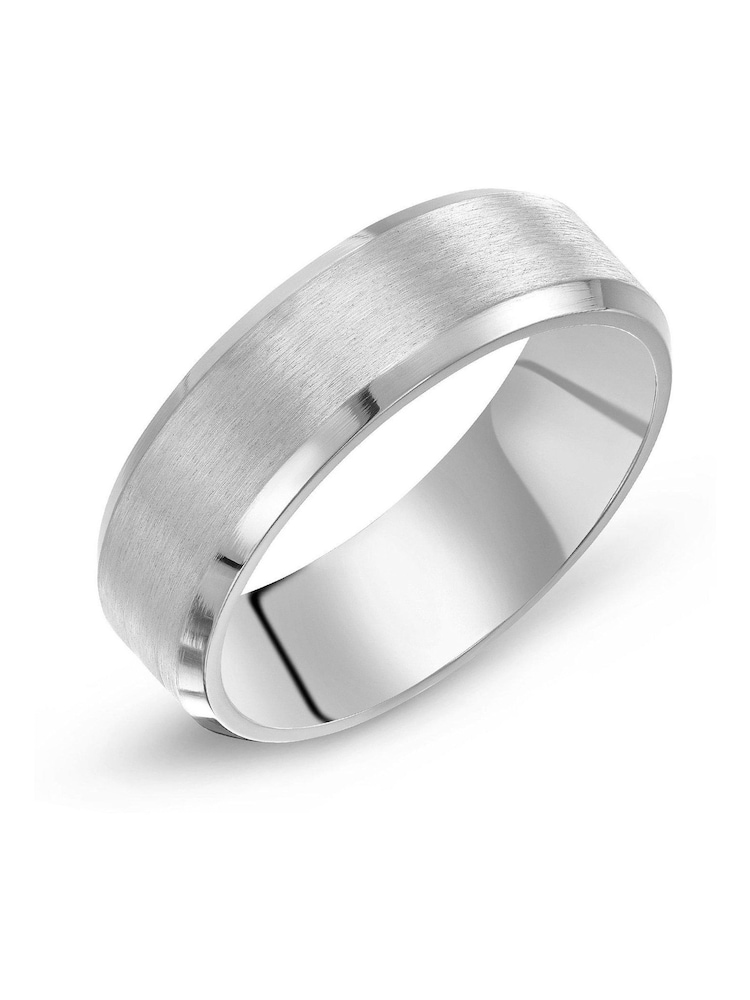 Beaverbrooks Men's Titanium Ring - Image 1 of 4 Beaverbrooks Men's Titanium Ring - Image 1 of 4