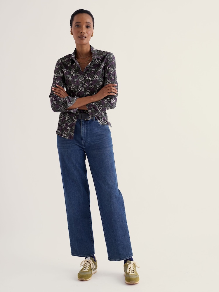 أسود زهور - Seasalt Cornwall Larissa Cotton Crinkle Shirt - صورة 2 من 6 أسود زهور - Seasalt Cornwall Larissa Cotton Crinkle Shirt - صورة 2 من 6