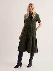 Seasalt Cornwall Green Feather Star Cord Dress - Image 1 of 5
