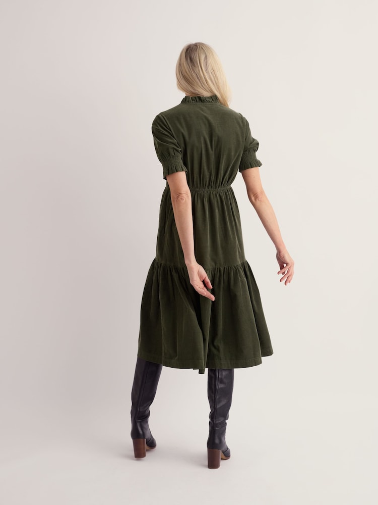 Seasalt Cornwall Green Feather Star Cord Dress - Image 2 of 5