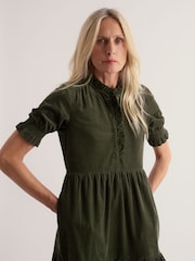 Seasalt Cornwall Green Feather Star Cord Dress - Image 3 of 5