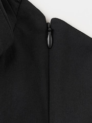 Mango Black Crossover Halter Mini Dress - Image 7 of 7