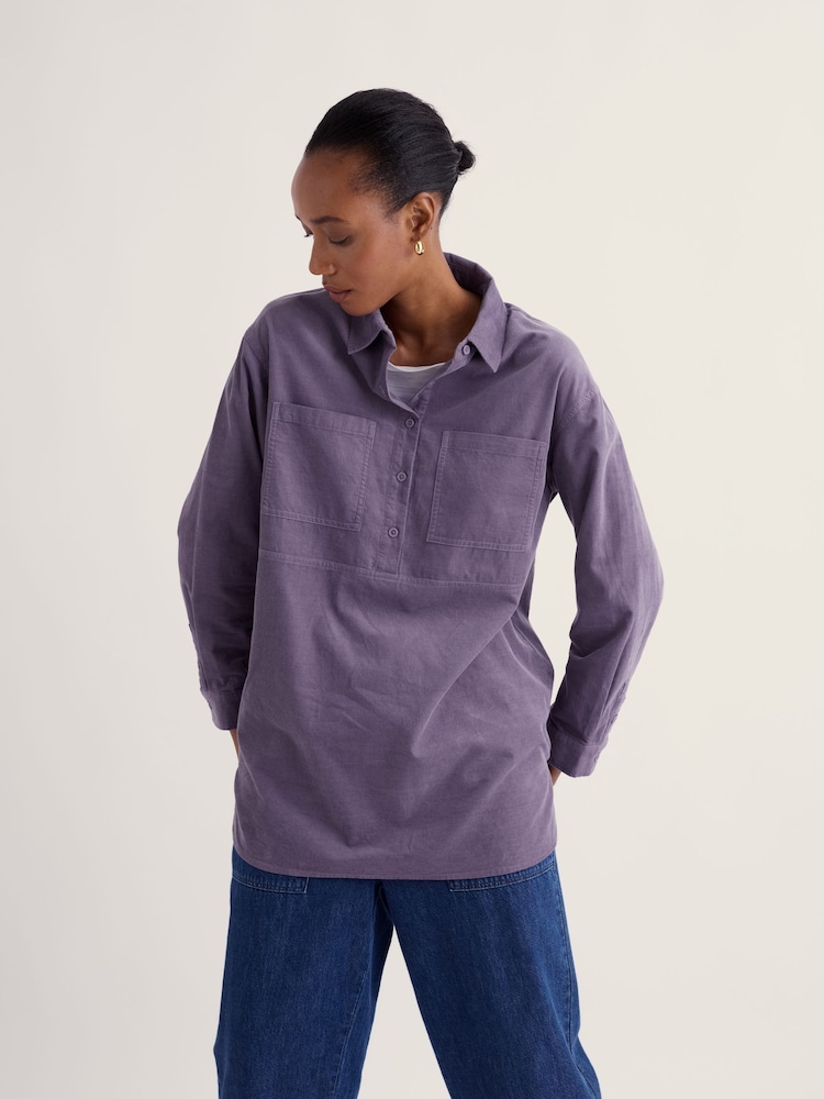 Seasalt Cornwall Purple Coppice Tunic - Image 2 of 5