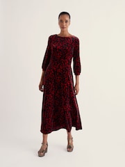 Rouge/noir imprimé floral - Robe Seasalt Cornwall Oak Cottage - Image 2 de 5