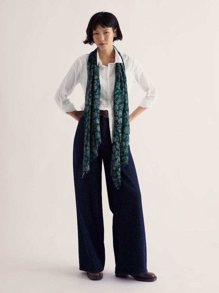 Seasalt Cornwall Bright White Larissa Cotton Crinkle Shirt - Image 1 of 6 Seasalt Cornwall Bright White Larissa Cotton Crinkle Shirt - Image 1 of 6