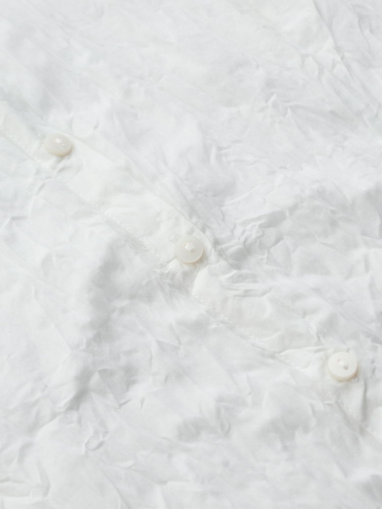 Seasalt Cornwall Bright White Larissa Cotton Crinkle Shirt - Image 6 of 6 Seasalt Cornwall Bright White Larissa Cotton Crinkle Shirt - Image 6 of 6