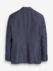 Slim Fit Joules Wool/Linen Suit: Jacket - Image 7 of 7
